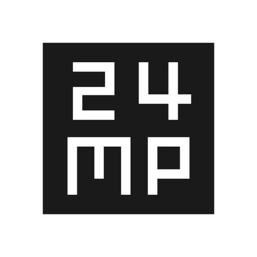 24mp sharp icon, sharp-cornered style, from Material Symbols Light