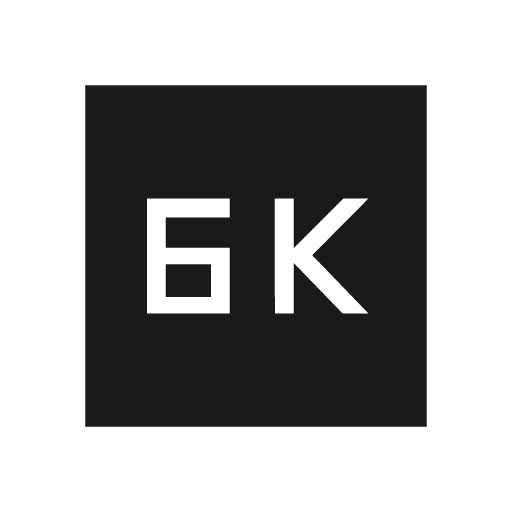 6k sharp icon, sharp-cornered style, from Material Symbols Light