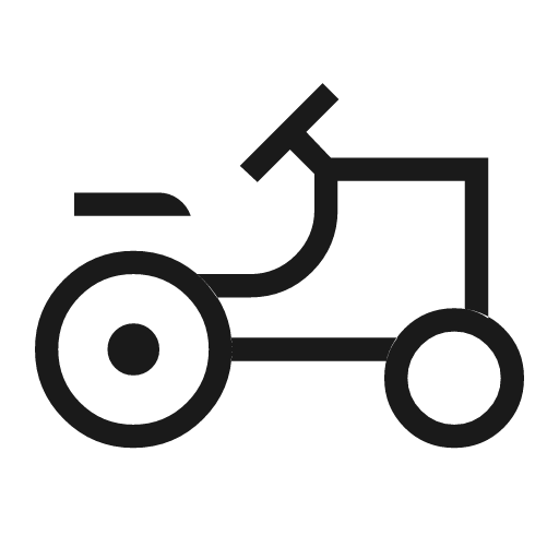 Agriculture outline sharp icon, sharp-cornered style, from Material Symbols Light