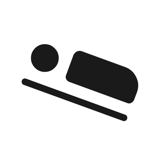 Airline seat flat angled rounded icon, rounded style, from Material Symbols Light