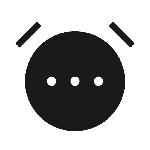 Alarm smart wake icon, solid style, from Material Symbols Light
