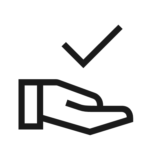 Approval delegation outline icon, outline style, from Material Symbols Light