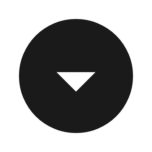 Arrow drop down circle icon, solid style, from Material Symbols Light