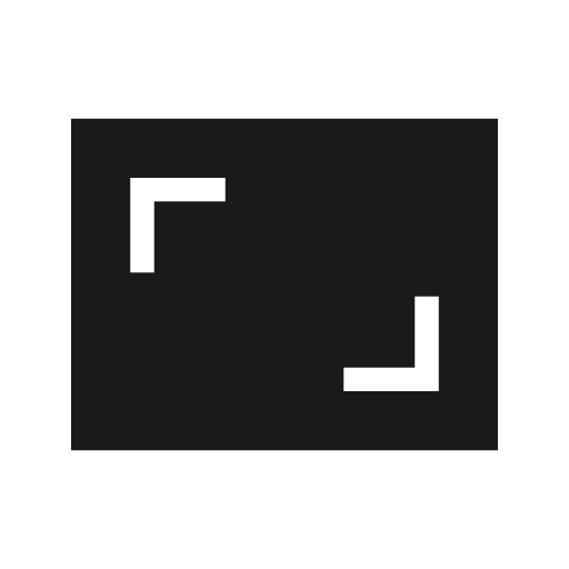 Aspect ratio sharp icon, sharp-cornered style, from Material Symbols Light