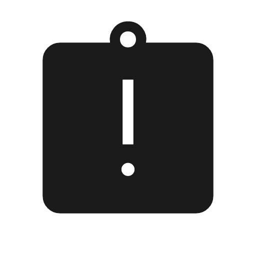 Assignment late icon, solid style, from Material Symbols Light