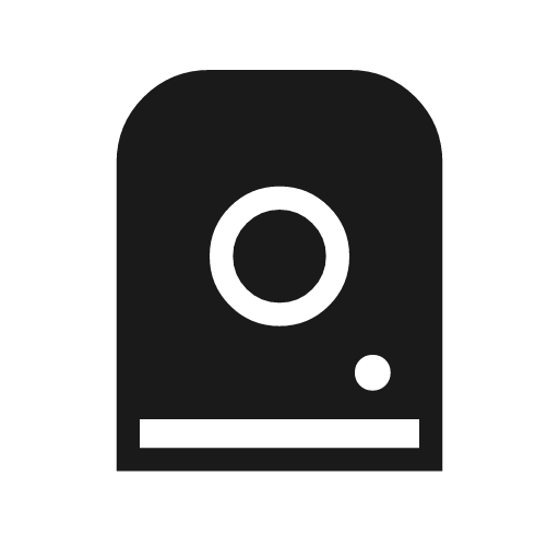 Assistant device icon, solid style, from Material Symbols Light
