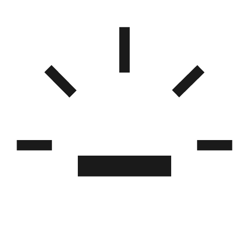 Backlight high icon, solid style, from Material Symbols Light