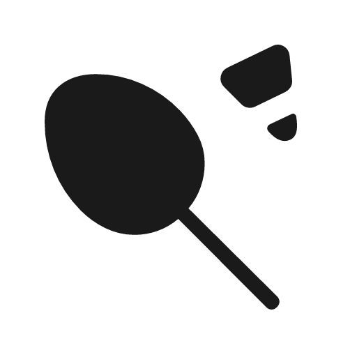 Badminton rounded icon, rounded style, from Material Symbols Light