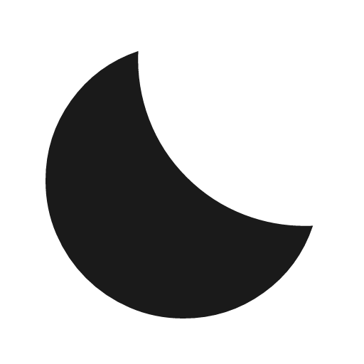 Bedtime icon, solid style, from Material Symbols Light