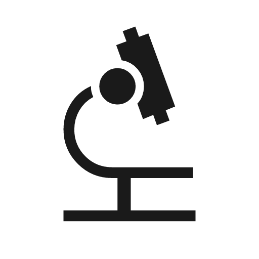 Biotech icon, solid style, from Material Symbols Light
