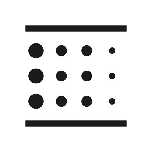Blur linear outline icon, outline style, from Material Symbols Light