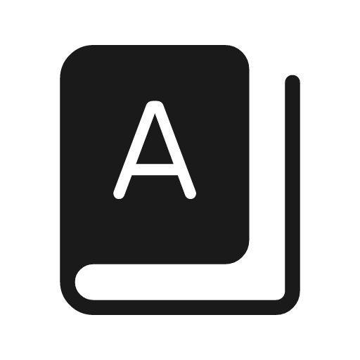 Book 6 rounded icon, rounded style, from Material Symbols Light