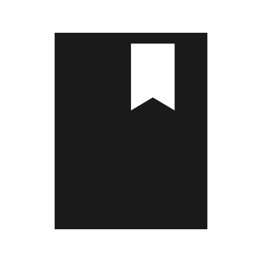 Book sharp icon, sharp-cornered style, from Material Symbols Light