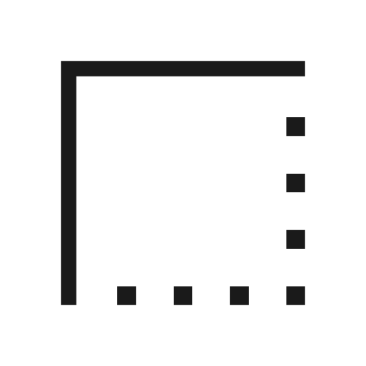Border style icon, solid style, from Material Symbols Light