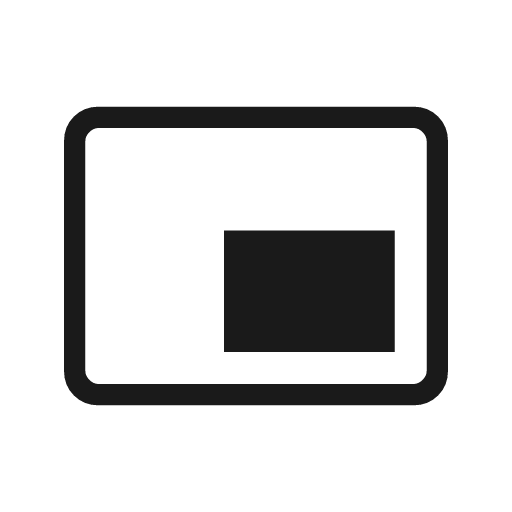 Branding watermark outline icon, outline style, from Material Symbols Light