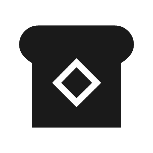 Breakfast dining sharp icon, sharp-cornered style, from Material Symbols Light