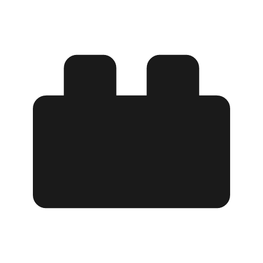 Brick rounded icon, rounded style, from Material Symbols Light
