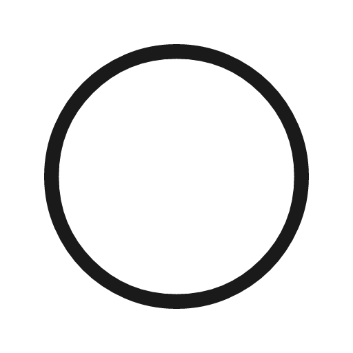 Brightness 1 outline icon, outline style, from Material Symbols Light