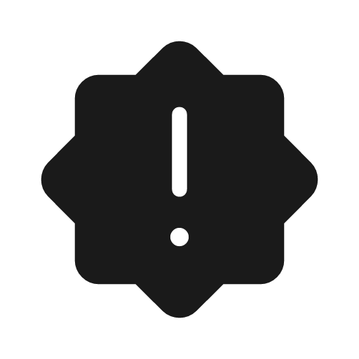Brightness alert rounded icon, rounded style, from Material Symbols Light