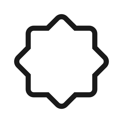 Brightness empty outline rounded icon, rounded style, from Material Symbols Light