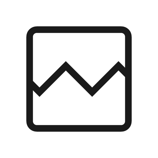 Broken image outline icon, outline style, from Material Symbols Light