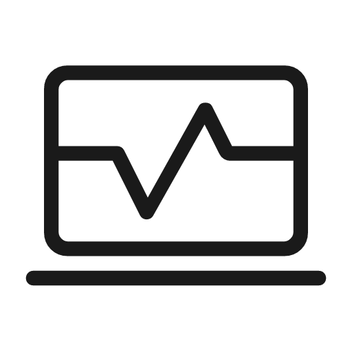 Browse activity outline rounded icon, rounded style, from Material Symbols Light
