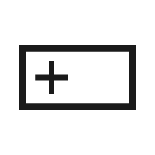 Buttons alt outline sharp icon, sharp-cornered style, from Material Symbols Light