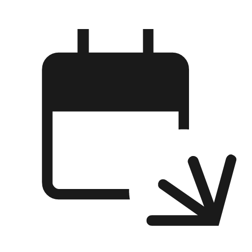 Calendar apps script icon, solid style, from Material Symbols Light