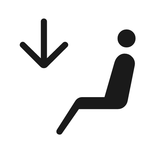 Car fan low right rounded icon, rounded style, from Material Symbols Light