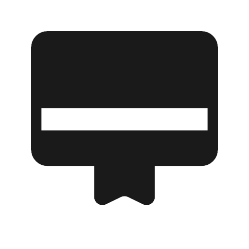 Card membership rounded icon, rounded style, from Material Symbols Light