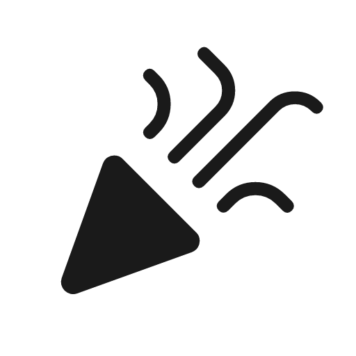 Celebration rounded icon, rounded style, from Material Symbols Light