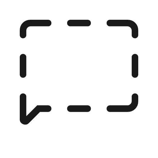 Chat dashed rounded icon, rounded style, from Material Symbols Light