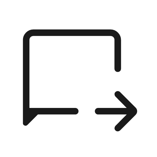 Chat paste go 2 outline rounded icon, rounded style, from Material Symbols Light