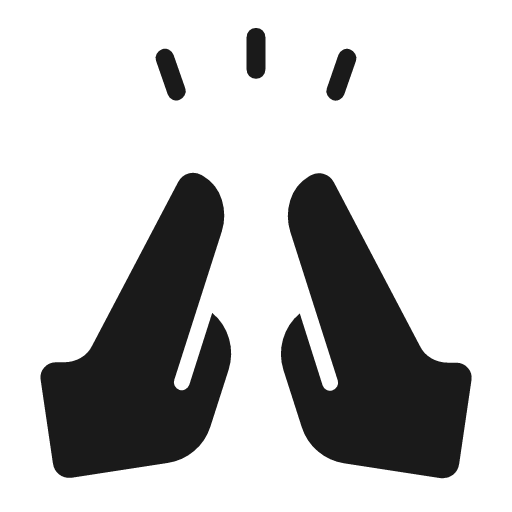 Cheer rounded icon, rounded style, from Material Symbols Light