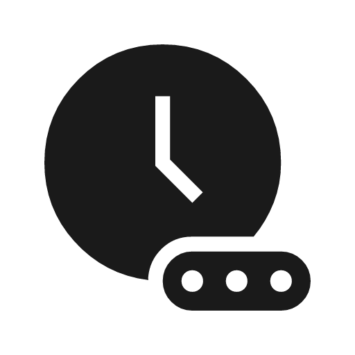 Chronic icon, solid style, from Material Symbols Light