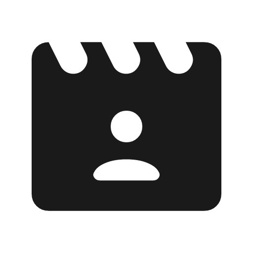 Cinematic blur rounded icon, rounded style, from Material Symbols Light