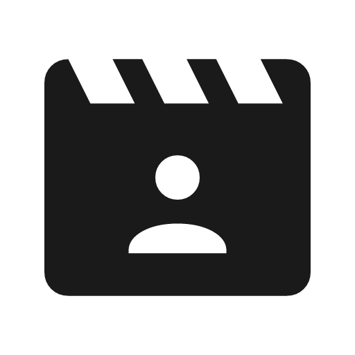 Cinematic blur icon, solid style, from Material Symbols Light