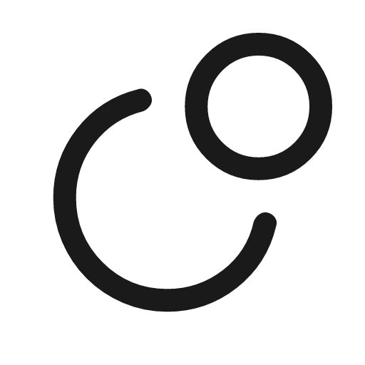 Circles outline rounded icon, rounded style, from Material Symbols Light