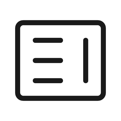 Clarify outline rounded icon, rounded style, from Material Symbols Light