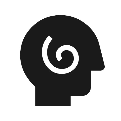Cognition icon, solid style, from Material Symbols Light