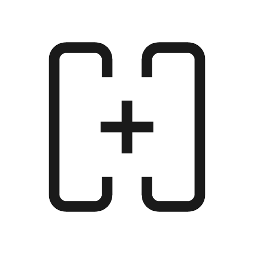 Combine columns outline icon, outline style, from Material Symbols Light