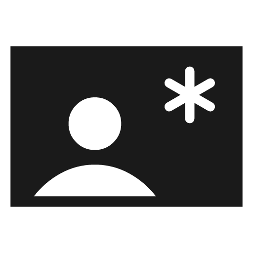 Contact emergency rounded icon, rounded style, from Material Symbols Light