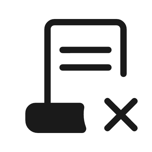 Contract delete rounded icon, rounded style, from Material Symbols Light