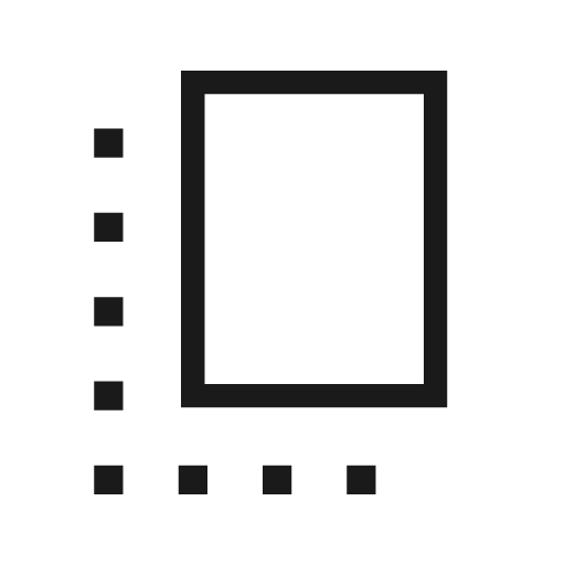Copy all outline sharp icon, sharp-cornered style, from Material Symbols Light