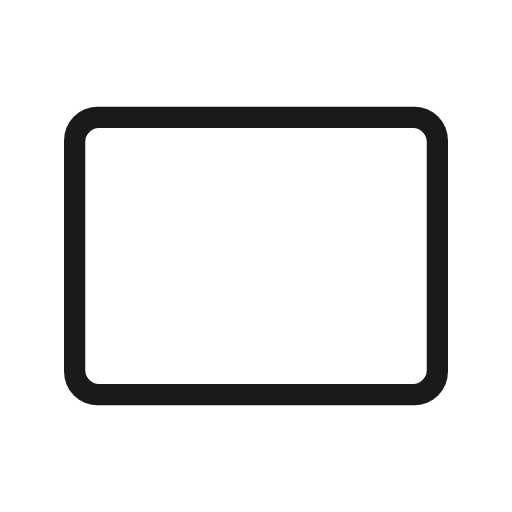 Crop landscape outline icon, outline style, from Material Symbols Light