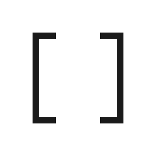 Data array icon, solid style, from Material Symbols Light