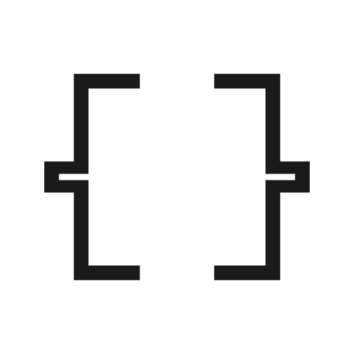 Data object outline sharp icon, sharp-cornered style, from Material Symbols Light
