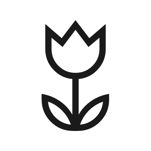 Deceased outline sharp icon, sharp-cornered style, from Material Symbols Light
