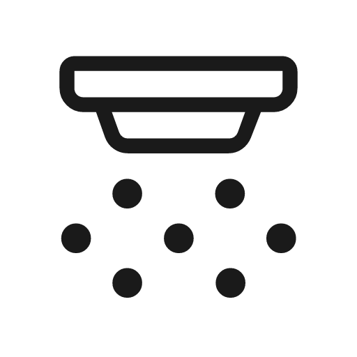 Detector co outline rounded icon, rounded style, from Material Symbols Light