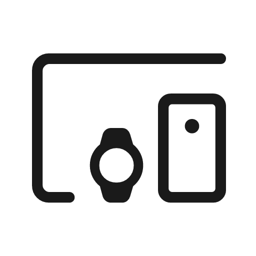 Devices other outline rounded icon, rounded style, from Material Symbols Light